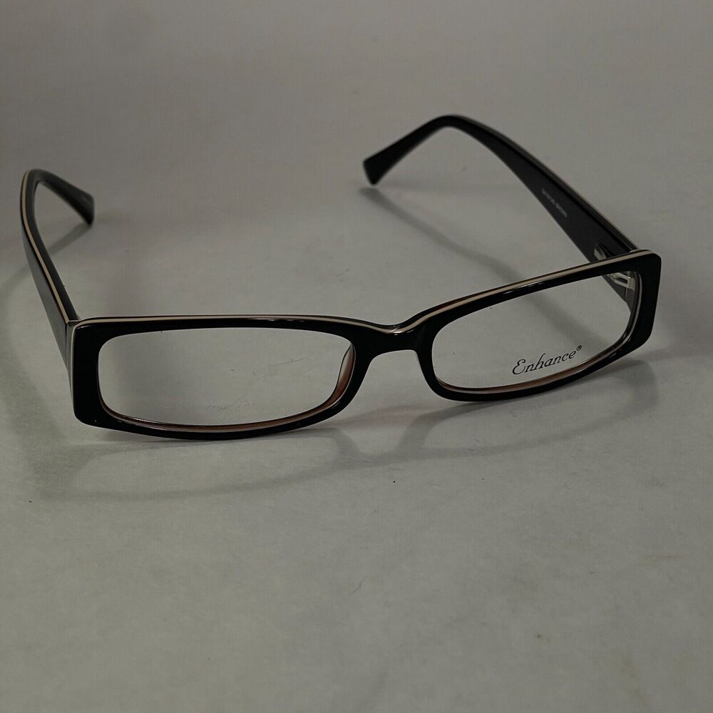 Enhance Eyeglass Sunglass FRAMES ONLY 3709 Brown 54-16-145